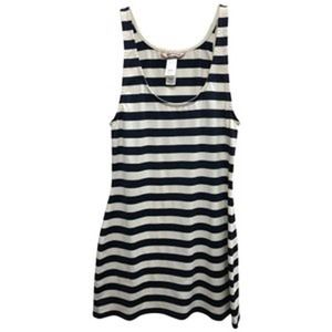 JUICY COUTURE STRIPES STRETCH NYLON DRESS M